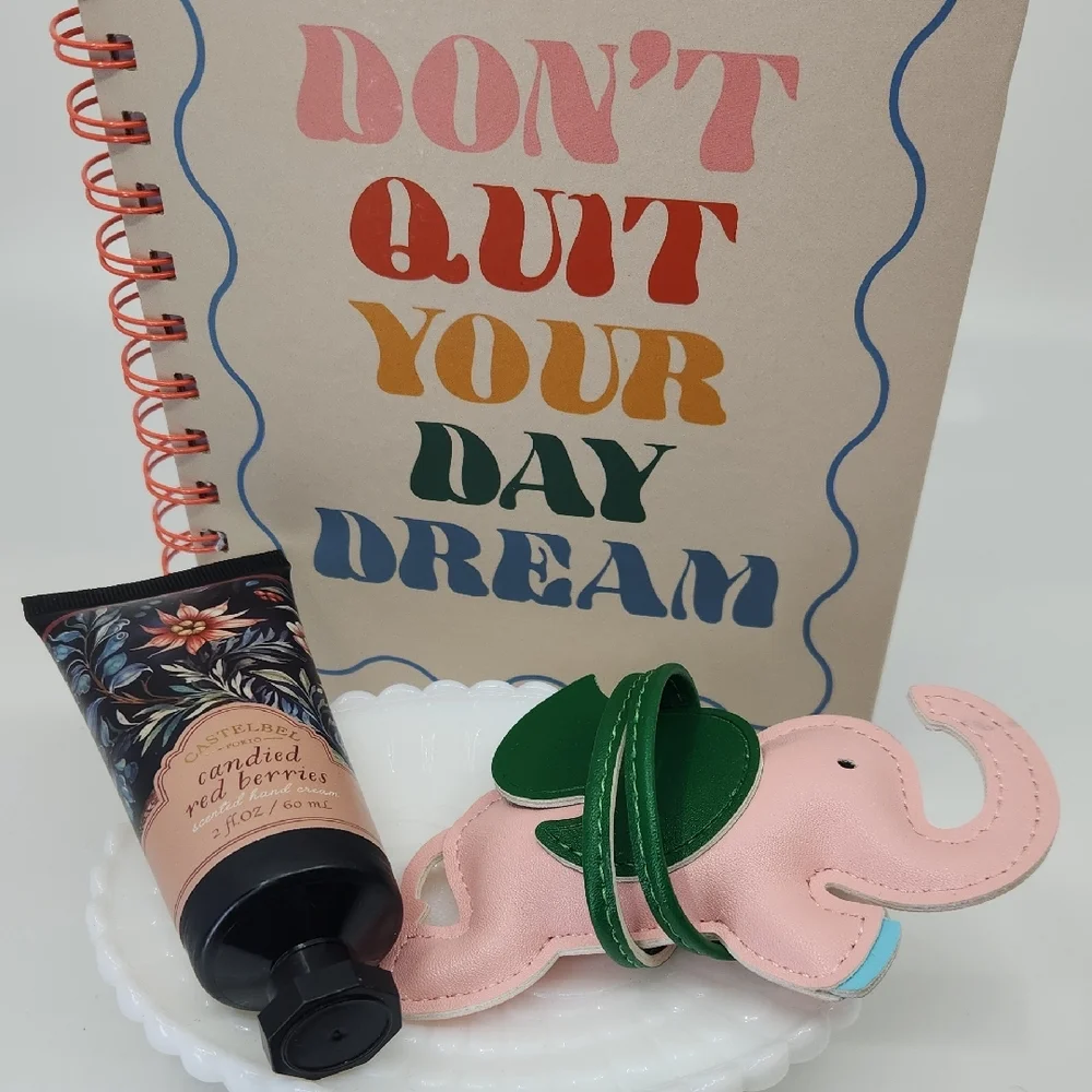 Colorful Spiral Notebook and Accessories Set